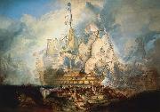 Joseph Mallord William Turner The Battle of Trafalgar oil painting